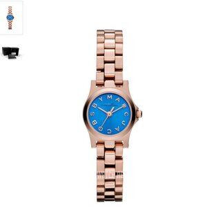 Marc by Marc Jacobs Henry Dinky Blue/Rose gold Steel 21mm